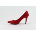 DUZSOL piros magassarkú női cipő